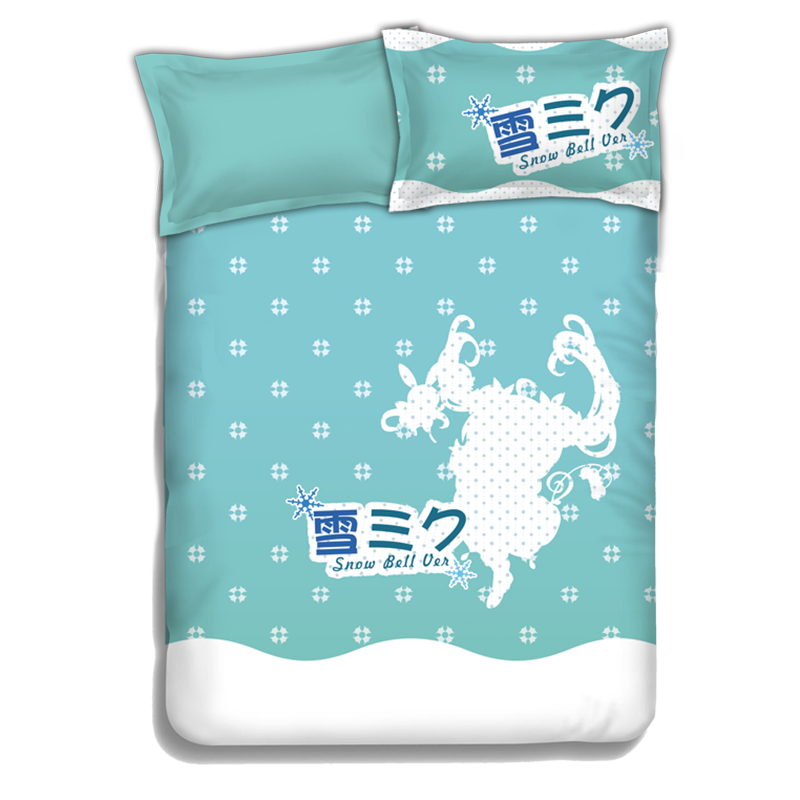 Miku Hatsune - Vocaloid Anime Bedding Sets,Bed Blanket & Duvet Cover,Bed Sheet with Pillow Covers